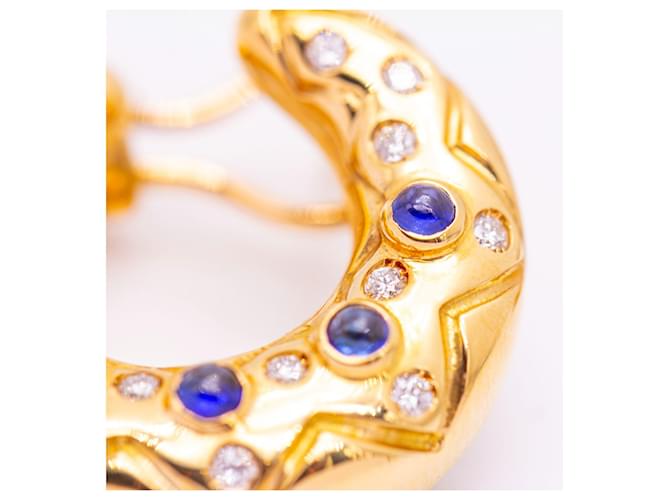 Autre Marque Orecchini in oro e diamanti Blu D'oro - vista 4