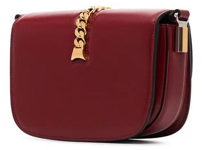 Gucci Sylvie 1969 Tessuto Crossbody Bag Bordò - vista 2