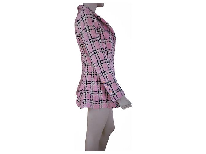 CHANEL Tweedjacke Pink - Ansicht 3