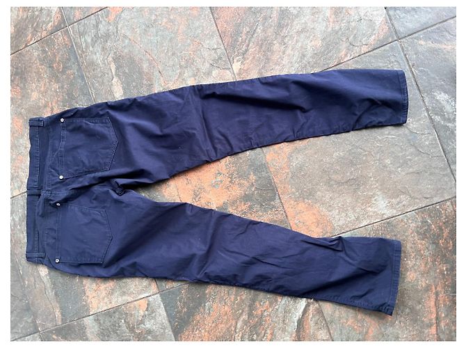 Acne Studios Max Satin Blue Jeans Hose Blau - Ansicht 2