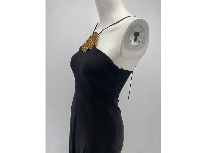 Autre Marque Vestidos Rixo T.International XXS Seda Negro - vista 5