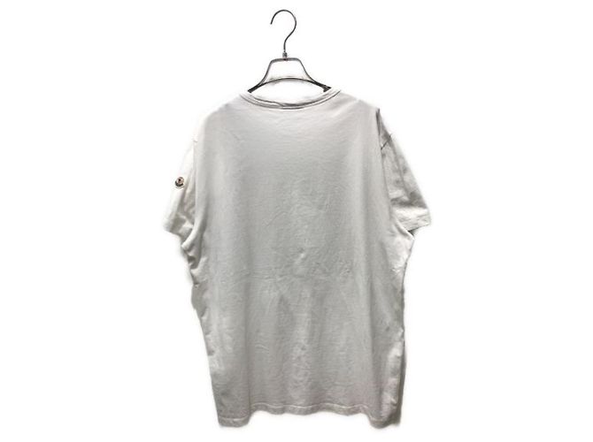 T-shirt Moncler Maglia Bianca Cotone XL Bianco - vista 2