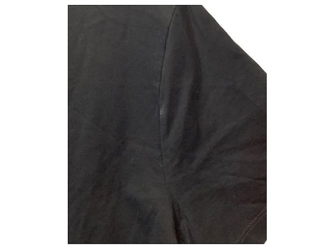 Camicia Moncler Nera in Cotone a Maniche Corte Nero - vista 3
