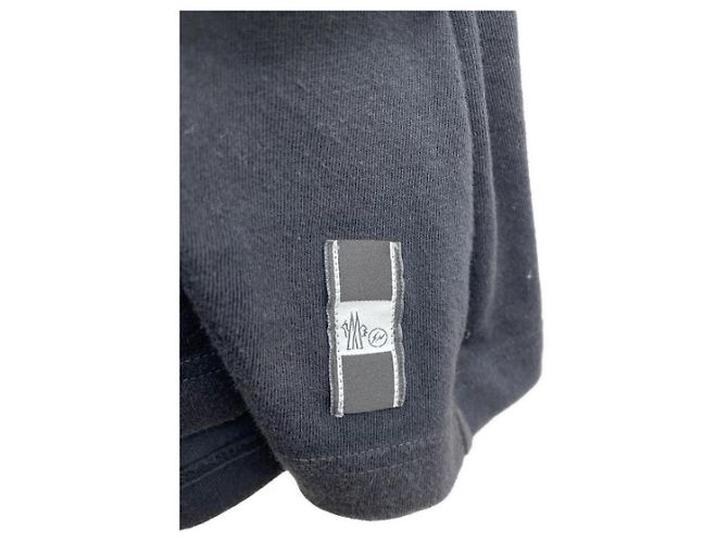 T-shirt Moncler Maglia Nera Grigia Cotone M Nero Grigio - vista 5