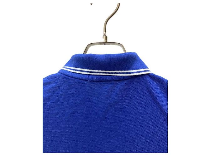 Polo Moncler con parche del logo azul de algodón - vista 8