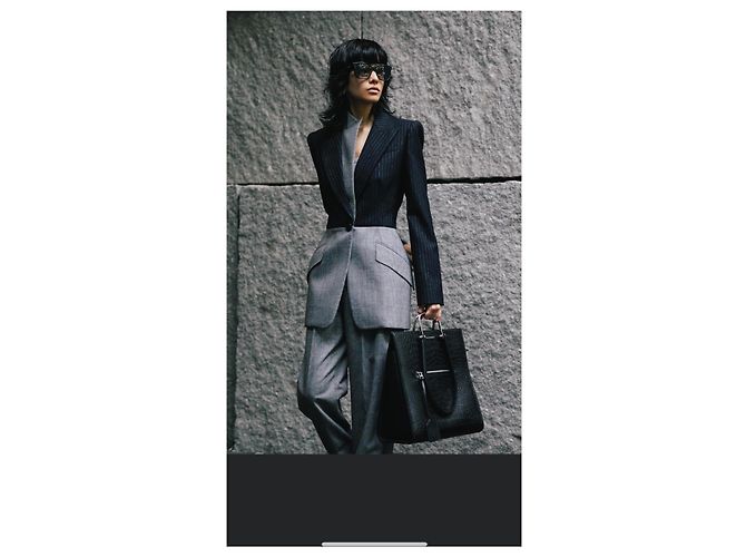 Borsa Alexander McQueen Tall Story in pelle Nero - vista 11