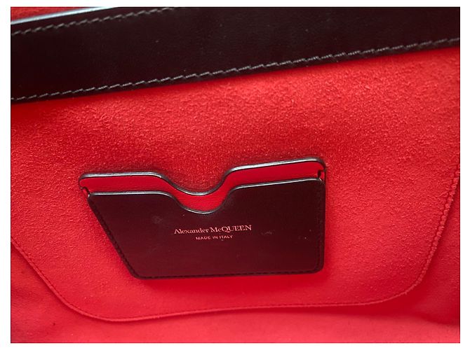 Borsa Alexander McQueen Tall Story in pelle Nero - vista 4