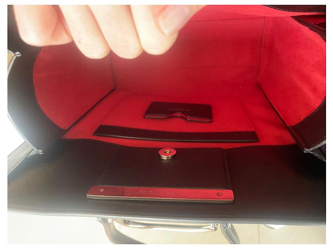 Borsa Alexander McQueen Tall Story in pelle Nero - vista 5