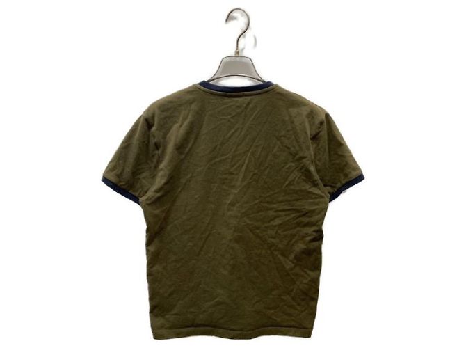 Moncler T-Shirt mit aufgesetzter Tasche Olivgrün Baumwolle M - Ansicht 2