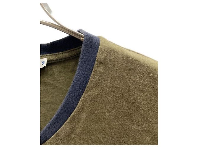 Moncler T-Shirt mit aufgesetzter Tasche Olivgrün Baumwolle M - Ansicht 5