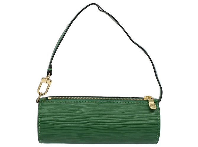 LOUIS VUITTON Epi Soufflot Pouch Verde LV Auth 57886 - vista 2