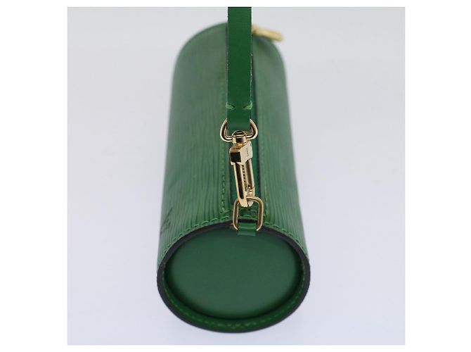 LOUIS VUITTON Epi Soufflot Pouch Verde LV Auth 57886 - vista 4