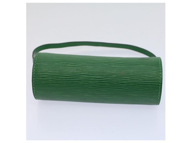 LOUIS VUITTON Epi Soufflot Pouch Verde LV Auth 57886 - vista 5