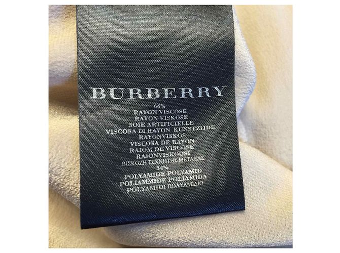BURBERRY Tops T.IT 42 Viscosa Beige - vista 5