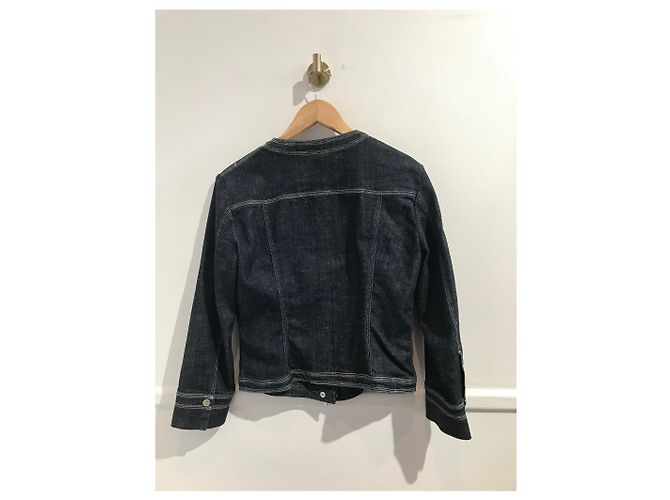 Chaquetas VERSACE T.Internacional L Algodón Azul - vista 3