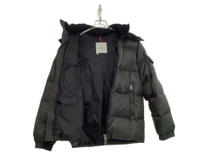 Moncler Down Jacket Olive Green M - view 3