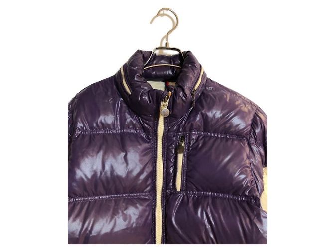 Giacca Moncler Eric Viola in Nylon Porpora - vista 3