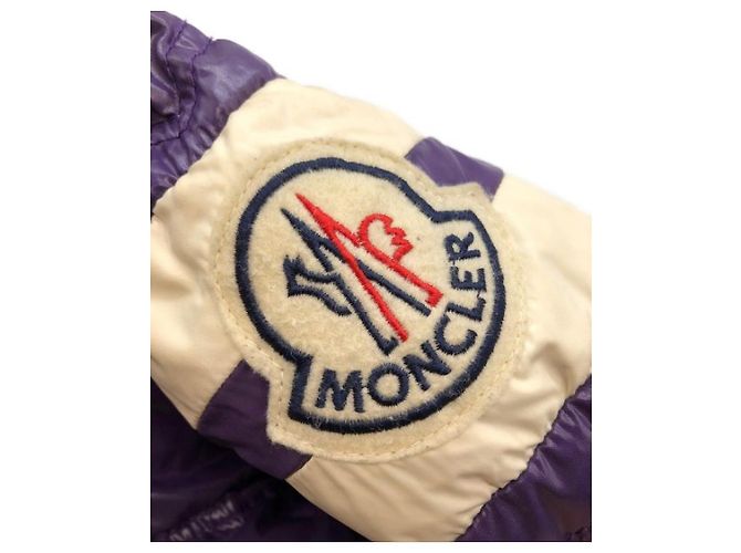 Giacca Moncler Eric Viola in Nylon Porpora - vista 9