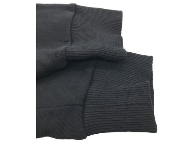 Moncler Kleid mit Pailletten Logo schwarz Baumwolle - Ansicht 5