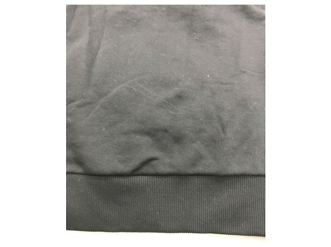 Moncler Kleid mit Pailletten Logo schwarz Baumwolle - Ansicht 8