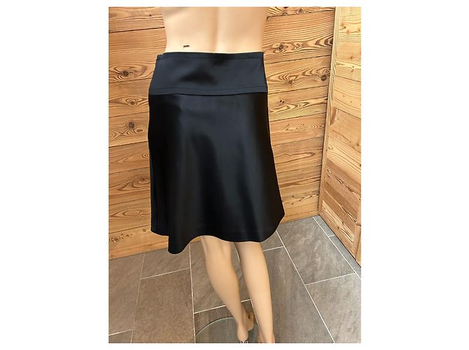 Falda de satén negra Marina Yachting Talla 38 - vista 2