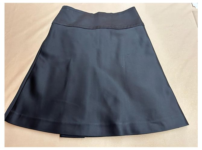 Falda de satén negra Marina Yachting Talla 38 - vista 7