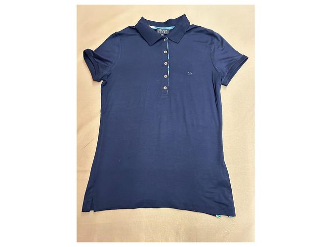Polo Escada Sport blu navy a maniche corte - vista 3