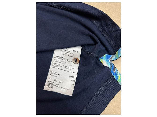 Polo Escada Sport blu navy a maniche corte - vista 6