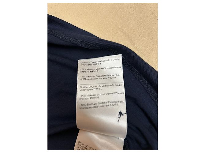 Polo Escada Sport blu navy a maniche corte - vista 7