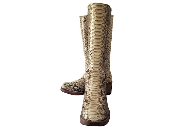Sendra Stivale texano Beige - vista 2