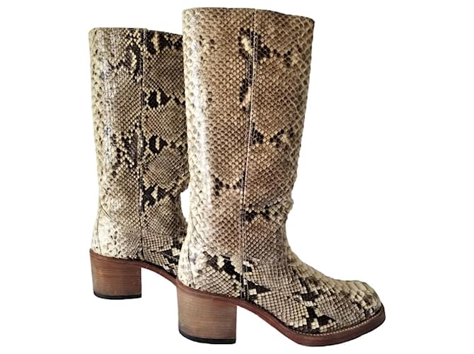 Sendra Stivale texano Beige - vista 5
