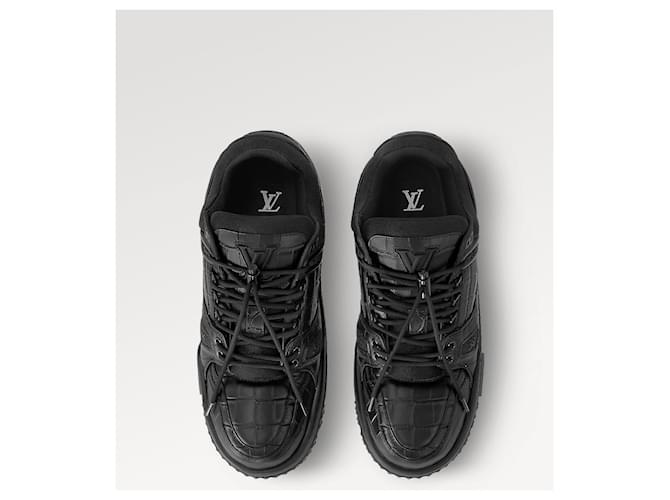 Louis Vuitton Tênis LV Trainer Maxi Pharrell Preto - vista 3