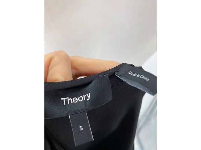 Theory TEORÍA Tops T.Seda S Internacional Negro - vista 4
