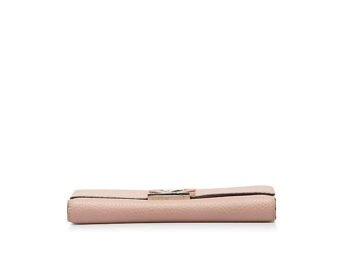 Cartera larga Capucines de cuero Taurillon de Louis Vuitton Rosa - vista 4