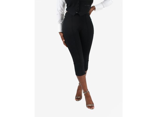 Anine Bing Schwarze Slim-Fit-Passform 3/4-lange Hose - Größe EU 34 - Ansicht 3