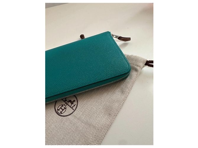 Silk In Hermès EPSOM-LEDER – PAON-FARBE Türkis - Ansicht 5