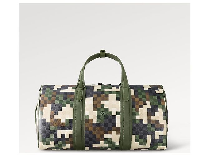 Abbesses Louis Vuitton Lv Damouflage Trail Keepall 55 Grün - Ansicht 4