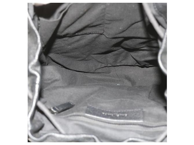 BALENCIAGA Reiserucksack Nylon Schwarz Weiß 340139 Auth bin5199 - Ansicht 10