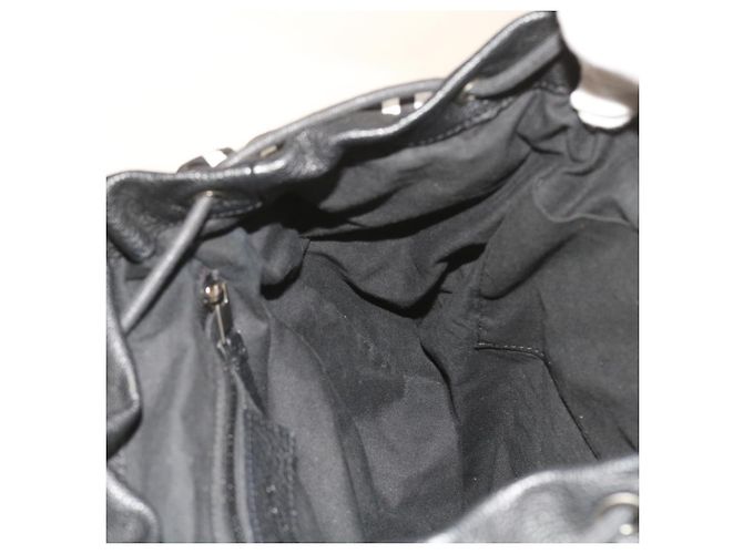 BALENCIAGA Reiserucksack Nylon Schwarz Weiß 340139 Auth bin5199 - Ansicht 24