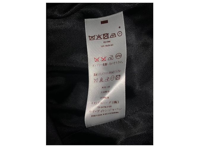 Louis Vuitton Mantel aus Wolle und Kaschmir braun dunkelgrau Anthrazitgrau - Ansicht 3