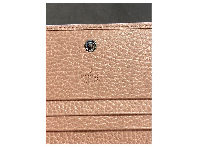 Gucci GG Marmont Leder-Geldbörse Pink - Ansicht 10