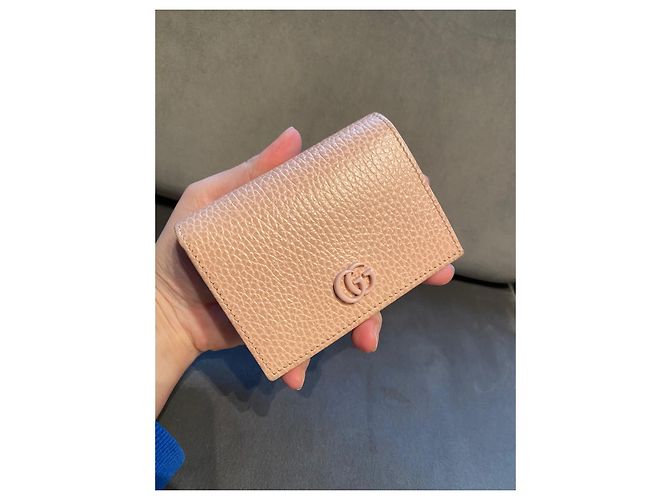 Gucci GG Marmont Leder-Geldbörse Pink - Ansicht 5