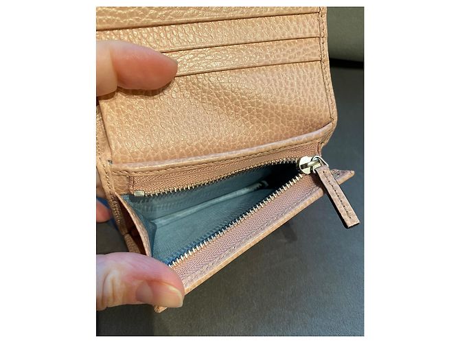 Gucci GG Marmont Leder-Geldbörse Pink - Ansicht 9