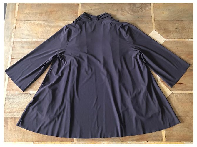 dark brown burnt earth kimono jacket Irié T. S/M - view 2