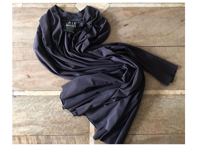 dark brown burnt earth kimono jacket Irié T. S/M - view 7