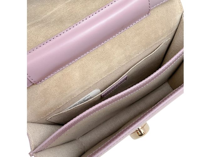 Apc A.P.C. Petit sac Astra en cuir violet lilas - vue 10