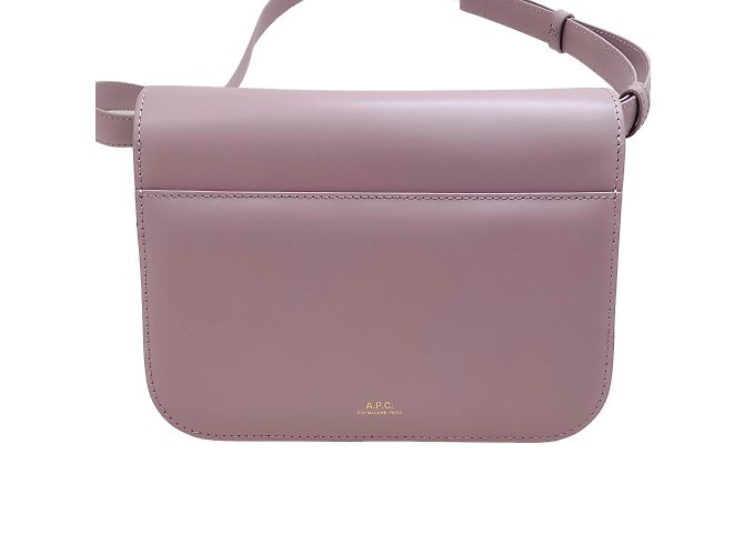 Apc A.P.C. Petit sac Astra en cuir violet lilas - vue 3