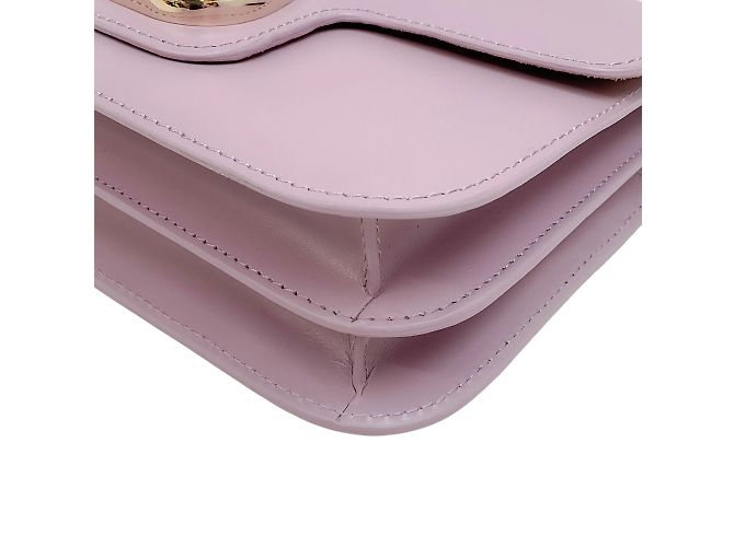Apc A.P.C. Petit sac Astra en cuir violet lilas - vue 5