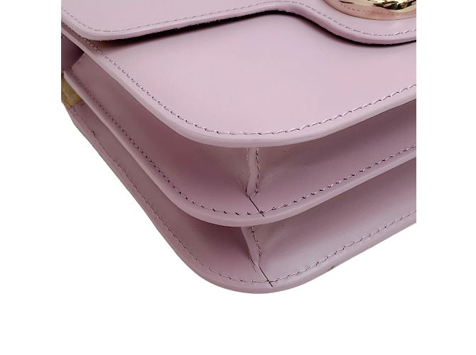Apc A.P.C. Petit sac Astra en cuir violet lilas - vue 6