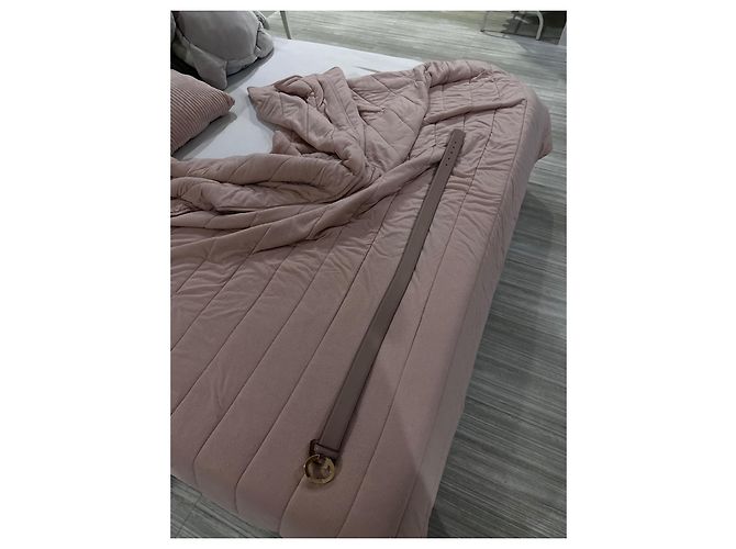 Marmont Gucci G Gürtel aus rosa Leder Pink - Ansicht 7